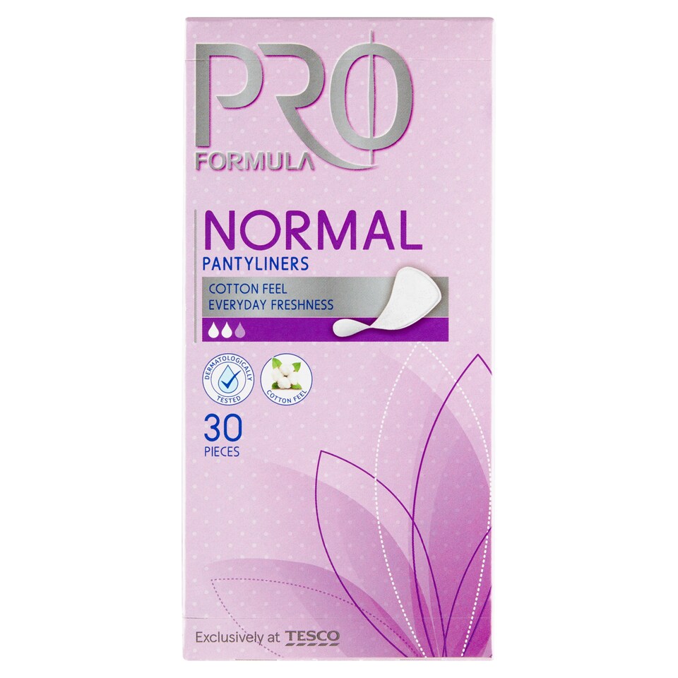 Tesco Pro Formula Normal tisztasági betét mindennapi használatra 30 db