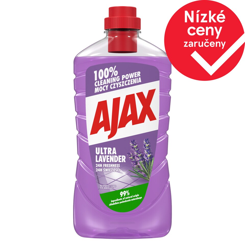 Ajax Ultra Lavender univerzální čisticí prostředek 1000 ml