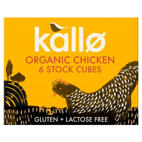 Kallo Organic Chicken Stock Cubes 66G Tesco Groceries