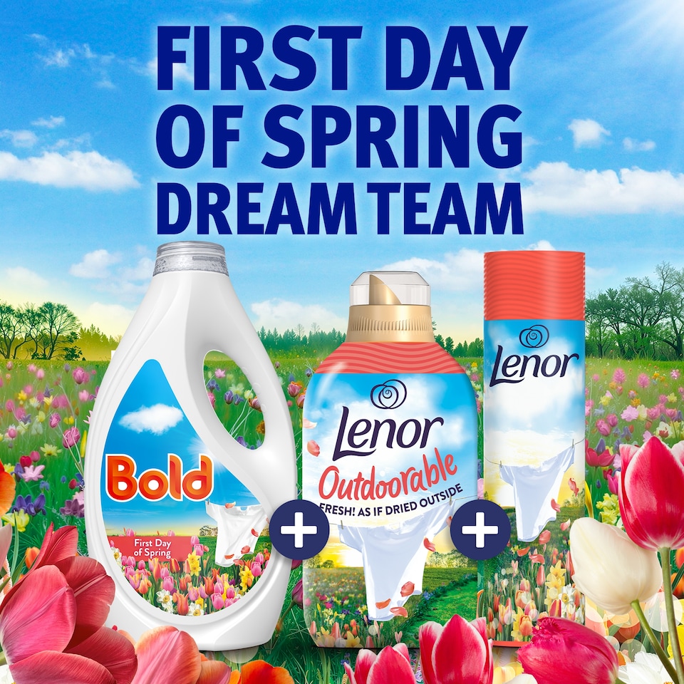 image 1 of Bold Washing Liquid Pink Blossom 72 Washes 2232ml