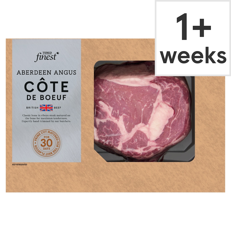 Tesco Finest 30 Day Matured AA Cote Du Boeuf Sharing Steak