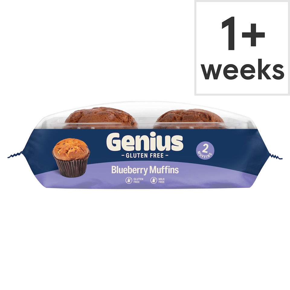 Genius Gluten Free Blueberry Muffins 2 Pack