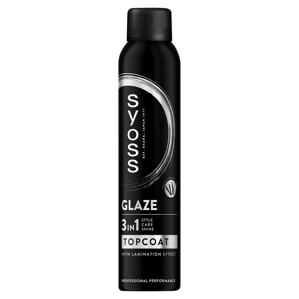 Syoss Glaze Topcoat 3v1 lesk na vlasy 200 ml