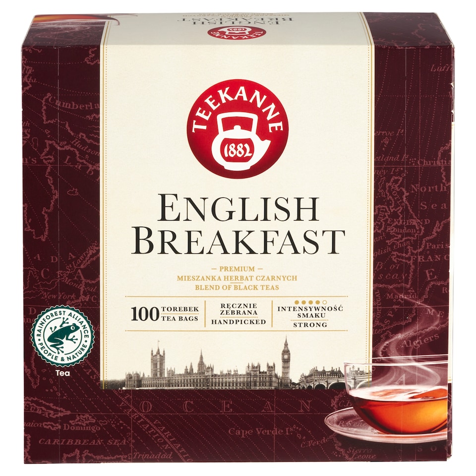 Obrázek 1 pro produkt Teekanne English Breakfast černý čaj 100 x 1,75g (175g)
