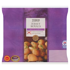 Tesco Jersey Royal Potatoes 450G