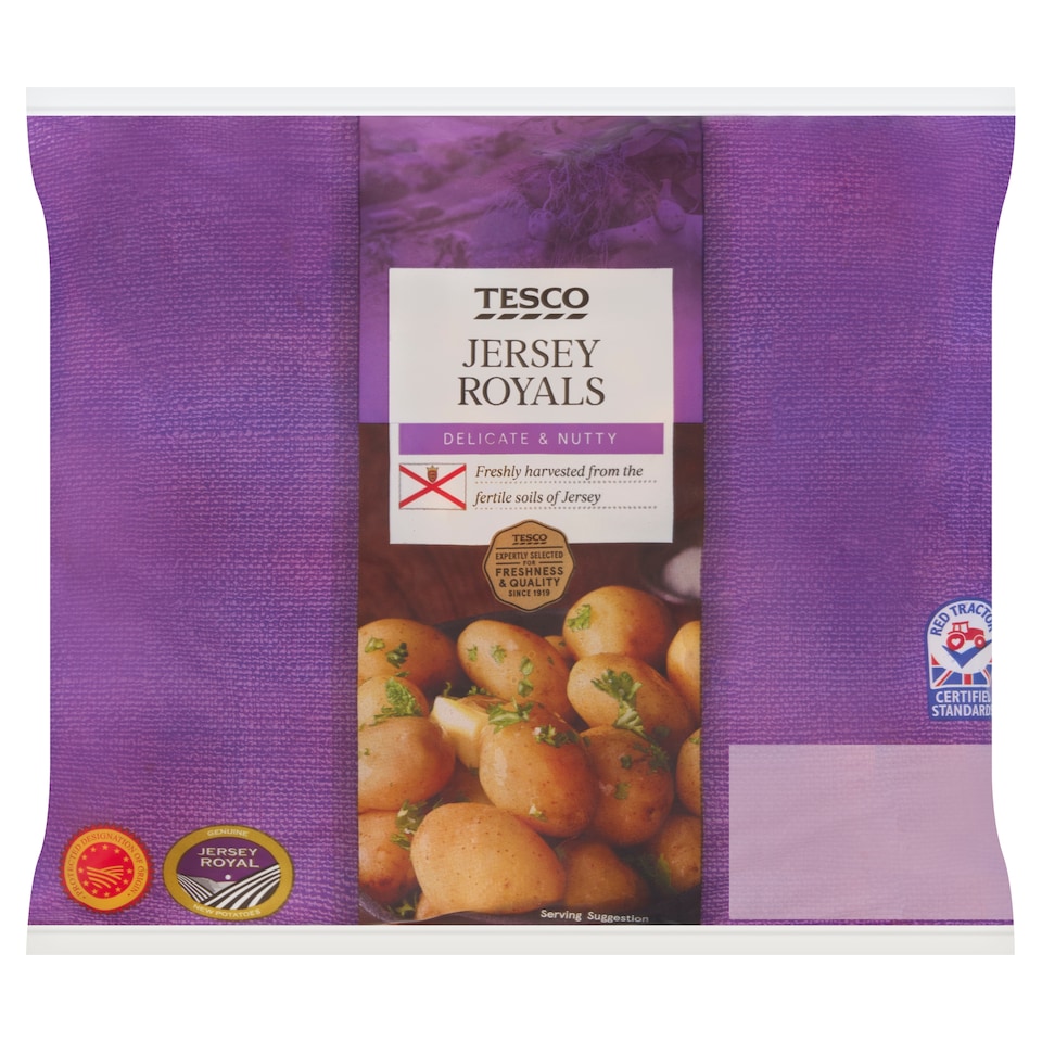 Tesco Jersey Royal Potatoes 450G