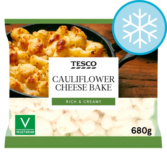 Tesco Cauliflower Cheese Bake 680G Tesco Groceries
