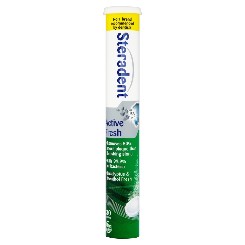 image 1 of Steradent Active Fresh 30 Pack