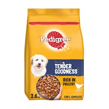 Pedigree Dry Small Dog Food Tender Goodness Poultry 2.6kg