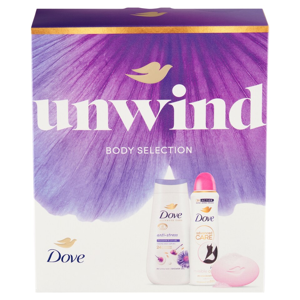 image 1 of Dove Unwind Gift Set