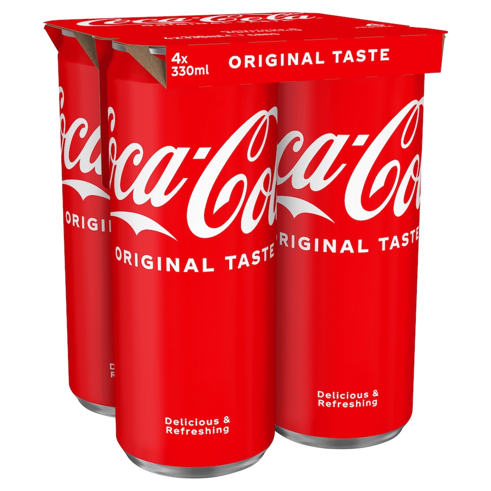 Coca Cola 4X330ml Cans
