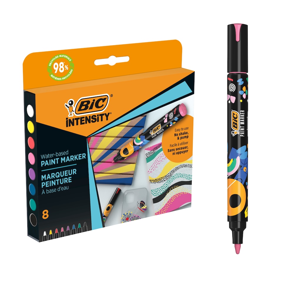image 1 of BIC Intensity Paint Markers 8 Pack