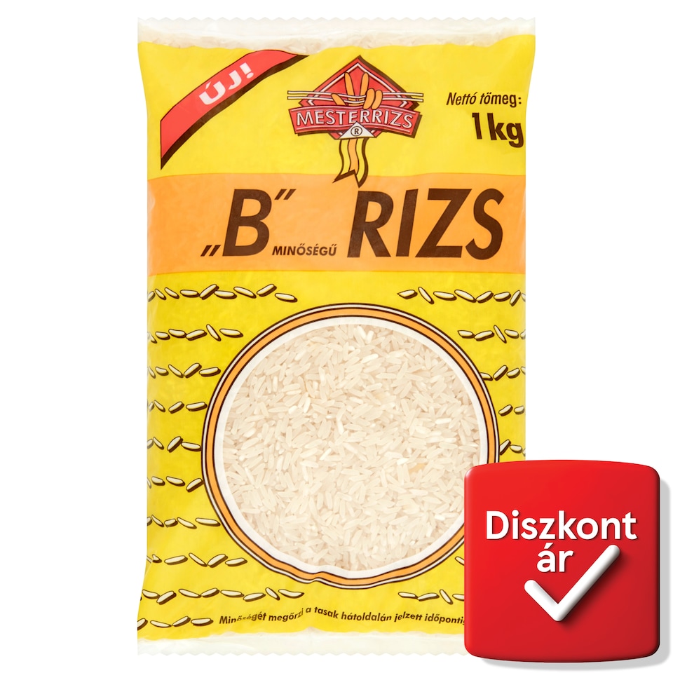Mesterrizs "B" minőségű rizs 1 kg  1. kép