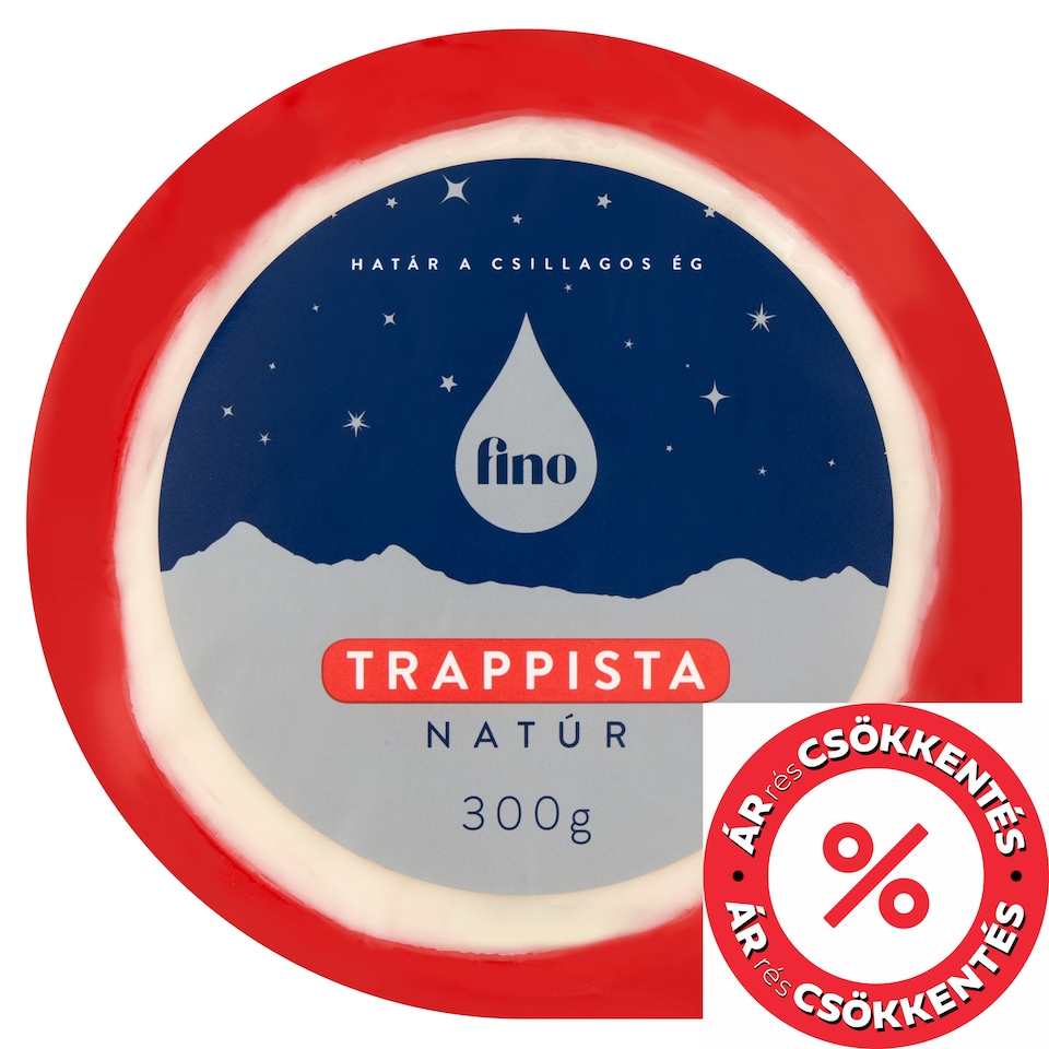 Fino Natúr zsíros, félkemény mini trappista 300 g