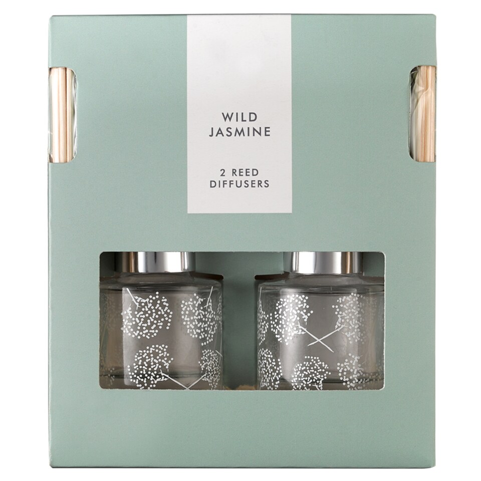 Tesco Scented Set Of 40Ml Diffusers Wild Jasmine