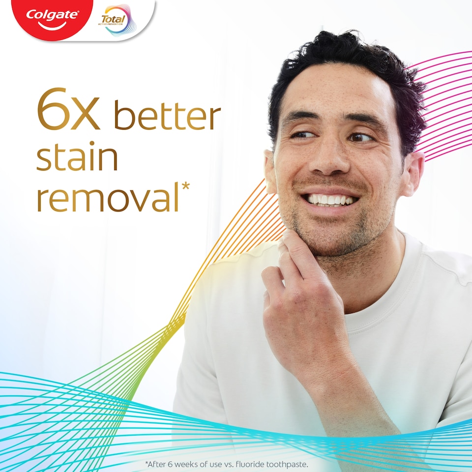 image 1 of Colgate Total Active Prevention+ Advanced Whitening Toothpaste 75ml