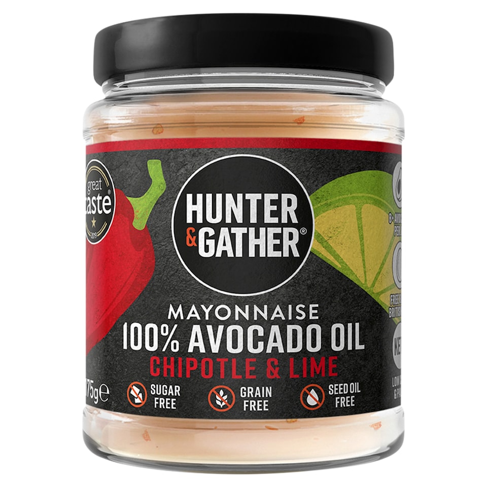 image 1 of Hunter & Gather Avocado Oil Mayonnaise Chipotle & Lime 175g