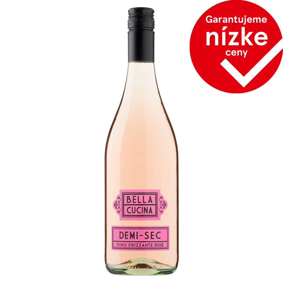 Bella Cucina Demi-Sec Sparkling Semi-Dry Rose Wine 750 ml