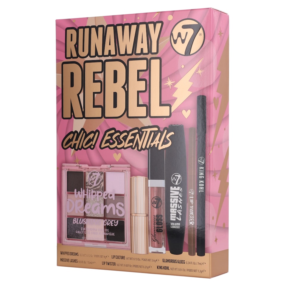image 1 of W7 Runaway Rebel Chic! Essentials Gift Set 