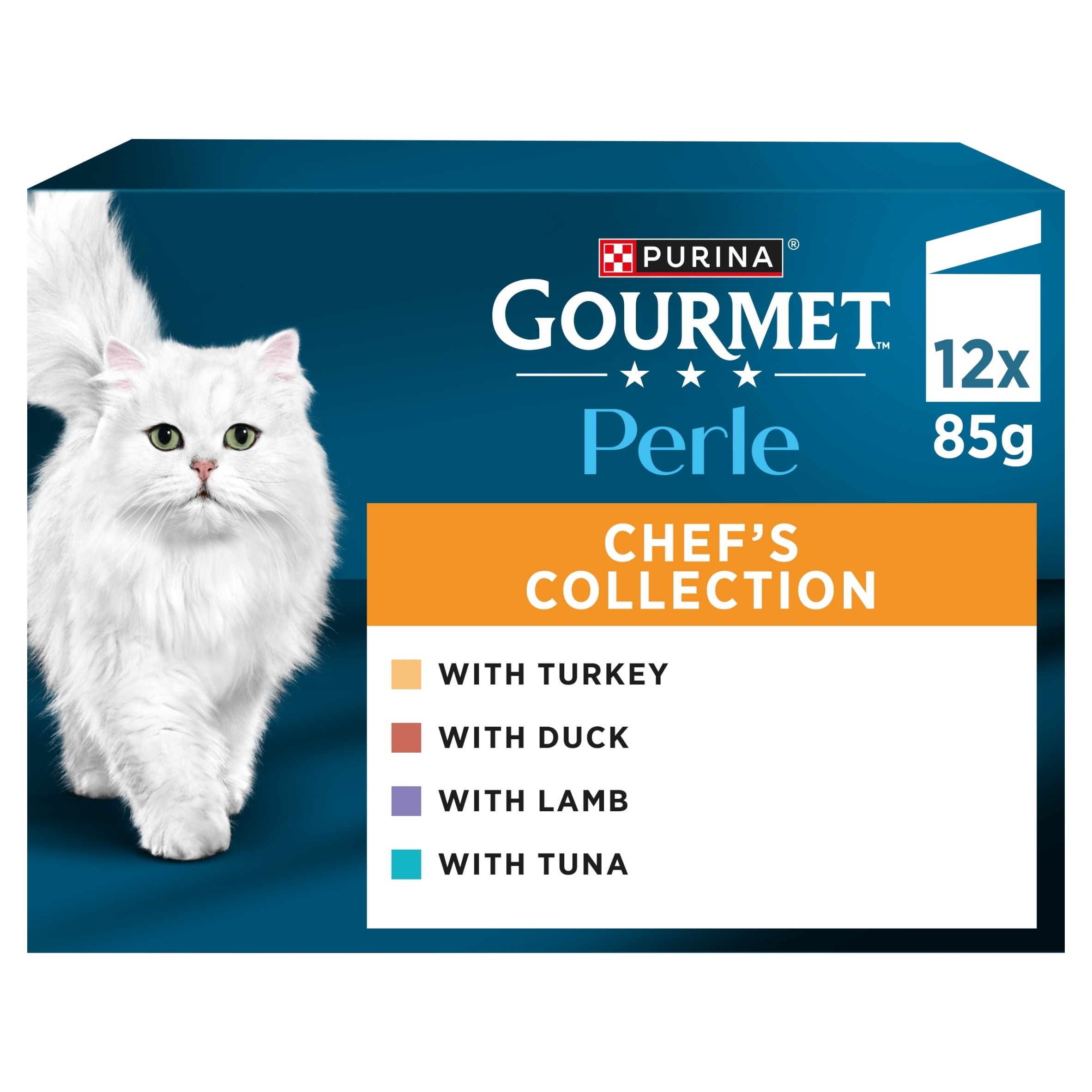 GOURMET Perle Chef's Collection in Gravy Wet Cat Food 12x85g