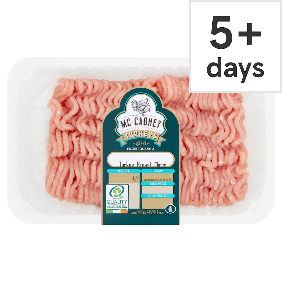 Mccagheys Turkey Breast Mince 600G