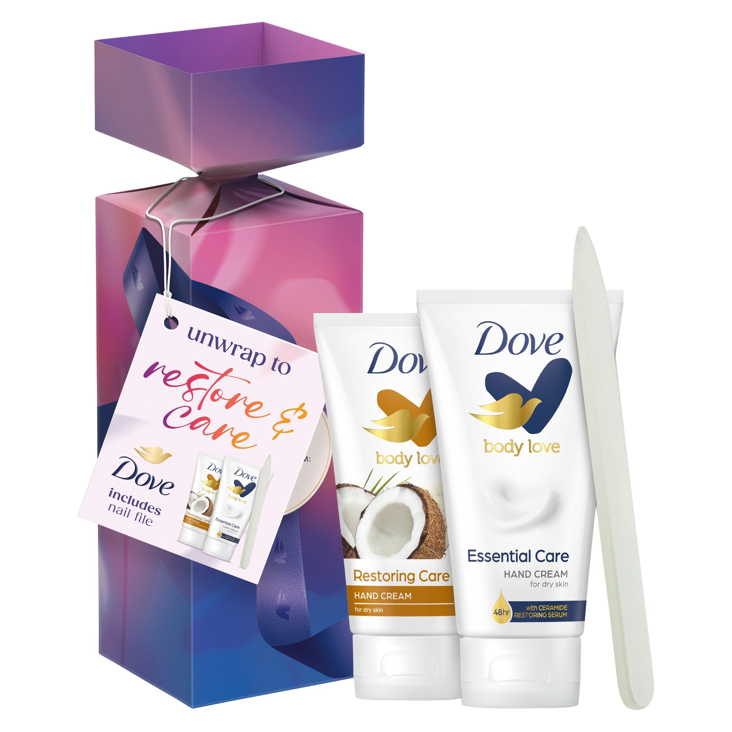 Dove Restore & Balance Hand Care Collection Gift Set 2 piece, Multi