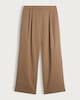 image 5 of F&F Double Pleated Wide Leg Trousers in Brown