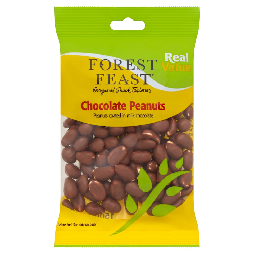 Forest Feast Real Value Chocolate Peanuts 150g