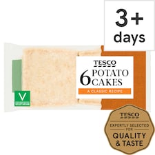 Tesco Classic Potato Cakes 6 Pack