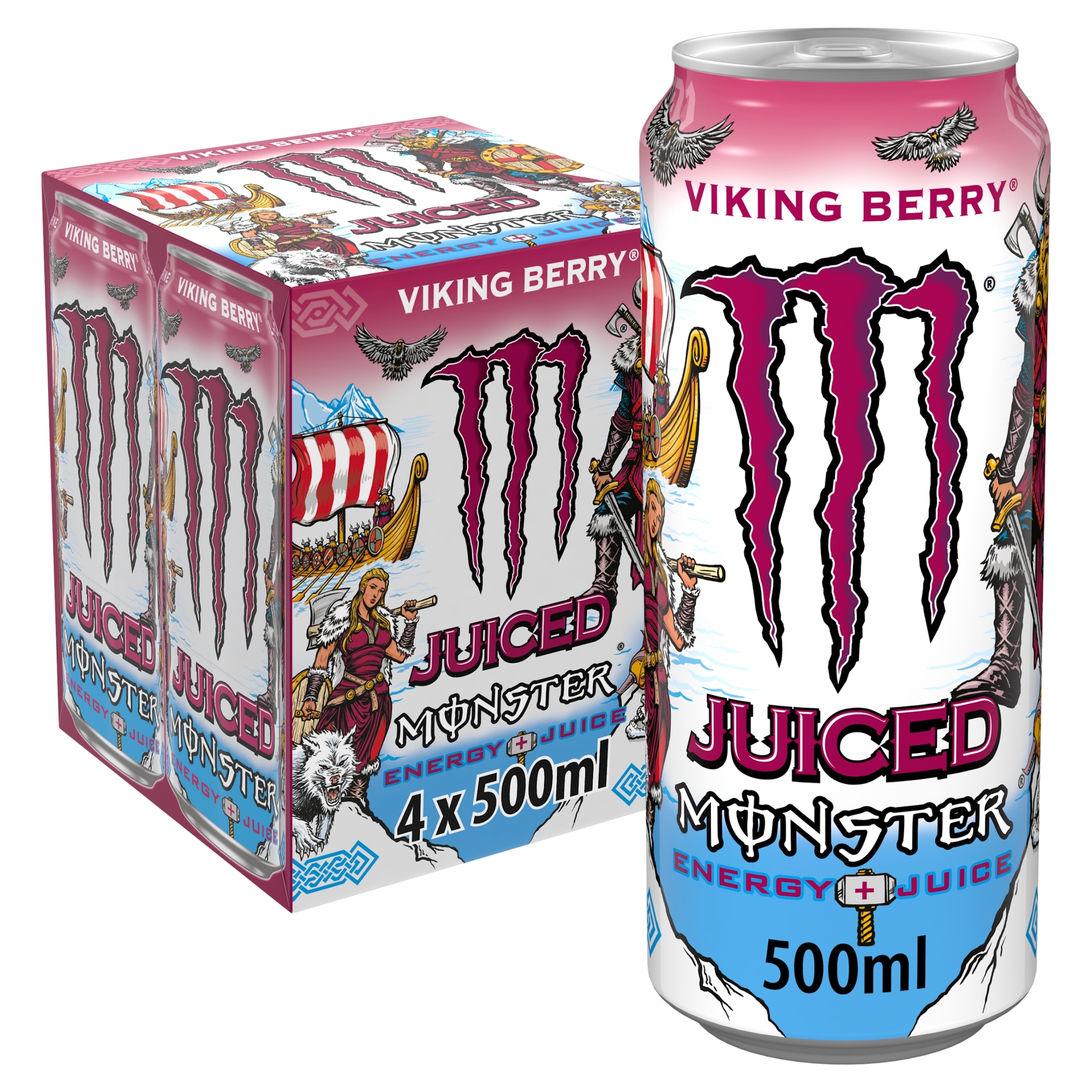 Monster Viking Berry 4x500ml