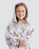 image 1 of F&F Girls Fleece Avocado Print Pyjama Hoodie in Lilac