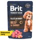 obrázok 1 z Brit Premium by Nature Beef & Carrot kompletné prémiové mokré krmivo pre dospelých psov 85 g