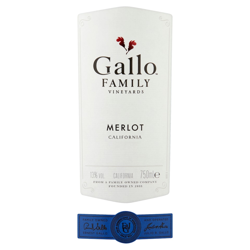 image 1 of Gallo Family Vineyards Merlot 75Cl