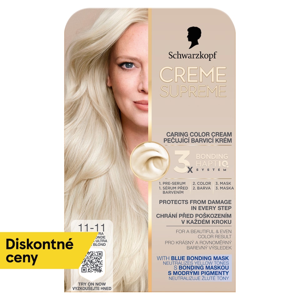 obrázok 1 z Schwarzkopf Creme Supreme Farba na vlasy 11-11 chladná ultra svetlá blond