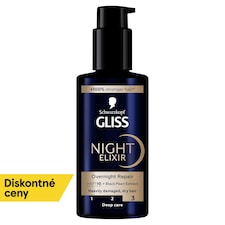 Gliss Overnight Repair Night Elixir for Heavily Damaged, Dry Hair 100 ml