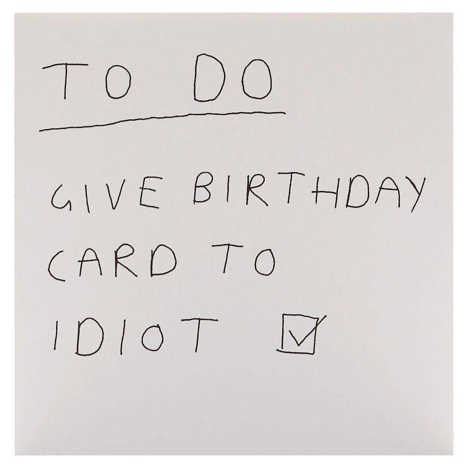 Redback Birthday Card (Humour)