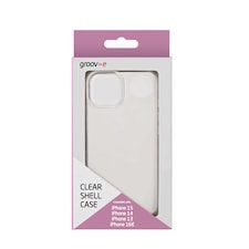 GROOV-E IPHONE 13/14/15/16E CLEAR SHELL CASE