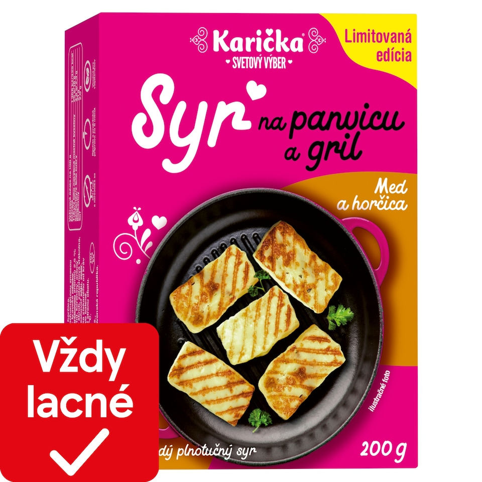 Karička Syr na panvicu a gril typu Halloumi Med a horčica 200 g
