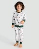 image 2 of F&F Boys Festive Mouse Print Pyjamas in Multi