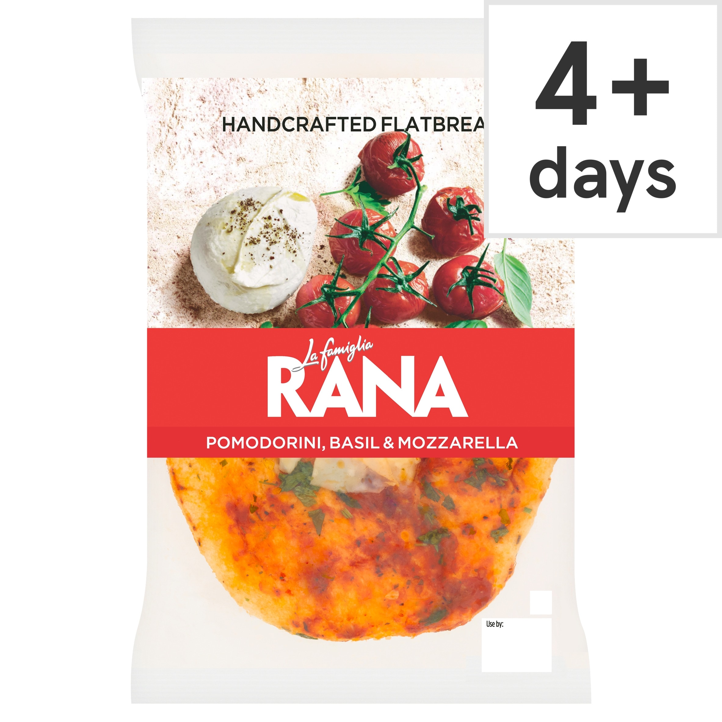 La Famiglia Rana Pomodorini, Basil & Mozzarella Flatbread 205g