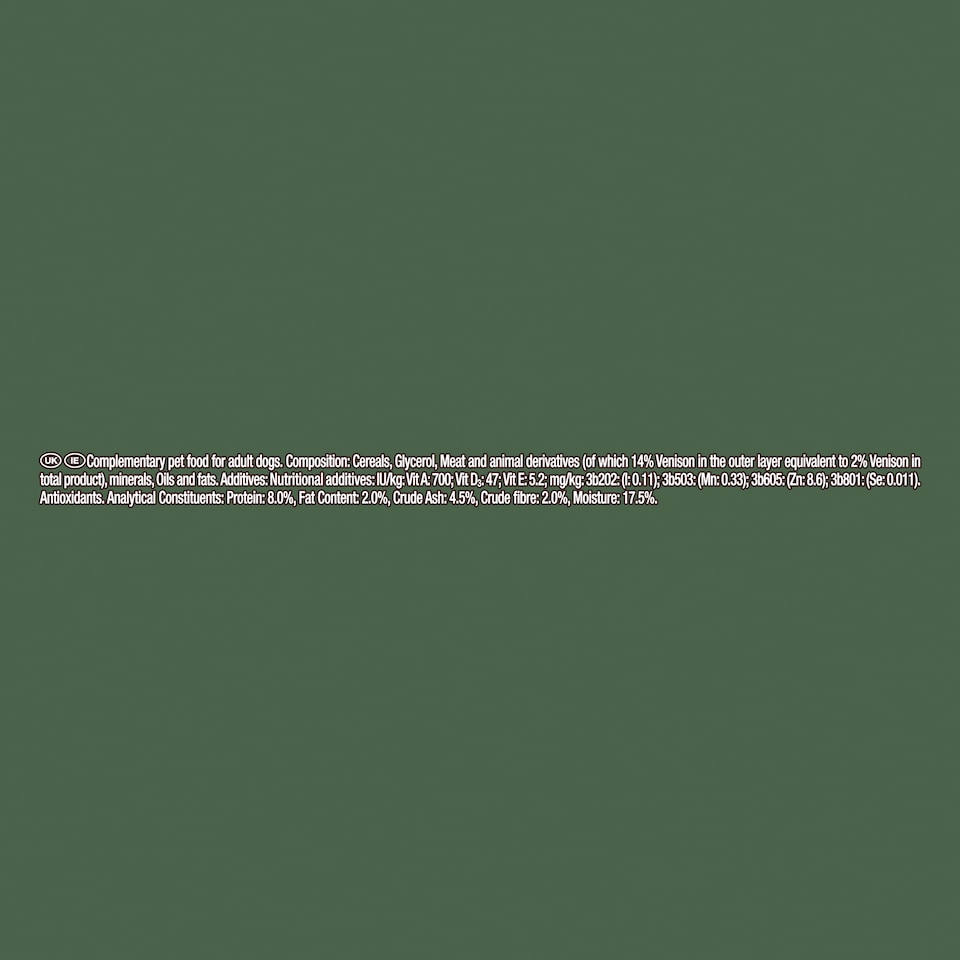 image 1 of Adventuros Wild Dog Chew Medium Venison 200G