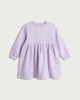 image 4 of F&F Girls Floral Print Long Sleeved Sweat Dress in Lilac