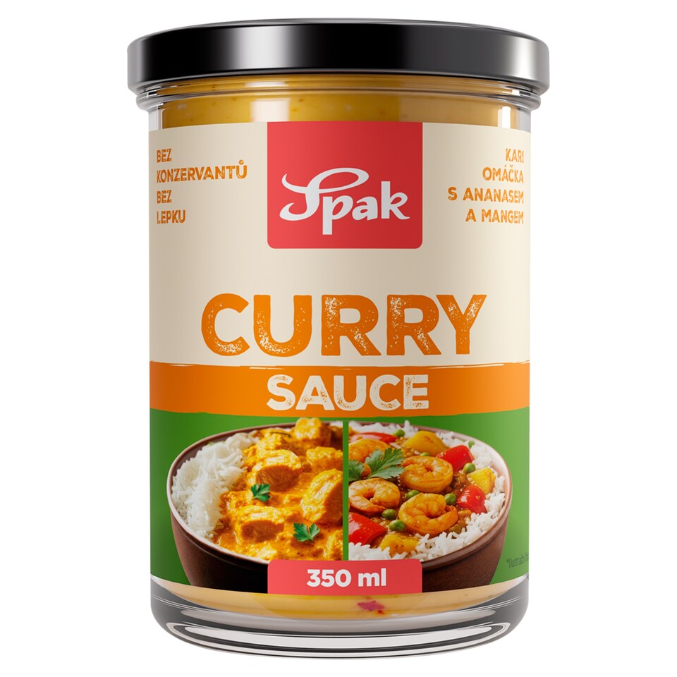 Spak Kari omáčka s ananasem a mangem 350ml