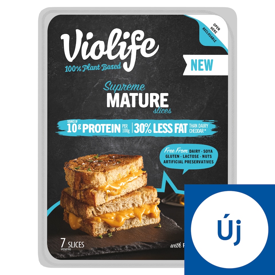 Violife Supreme Cheddar szeletek 140 g