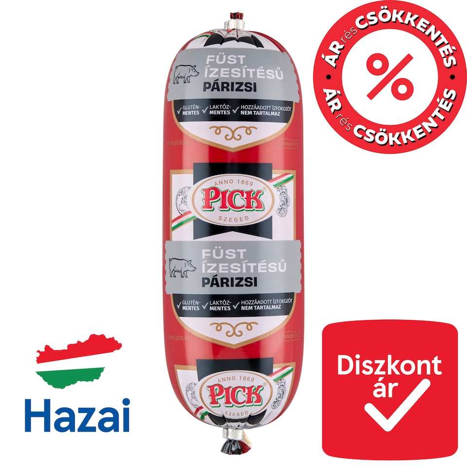 PICK füst ízesítésű párizsi 400 g  1. kép
