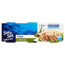 Sun & Sea Tuňák v olivovém oleji 3 x 80g