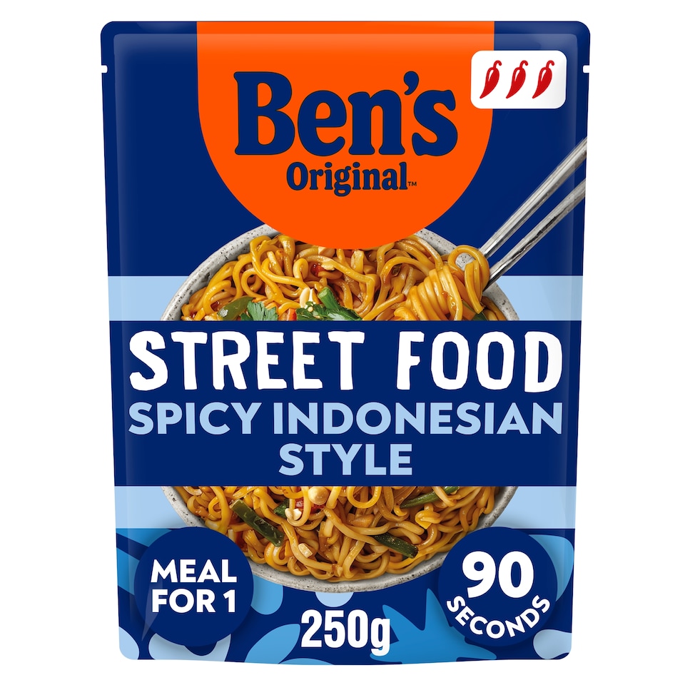 image 1 of Ben's Original Street Food Indonesian Spicy Noodles 250g