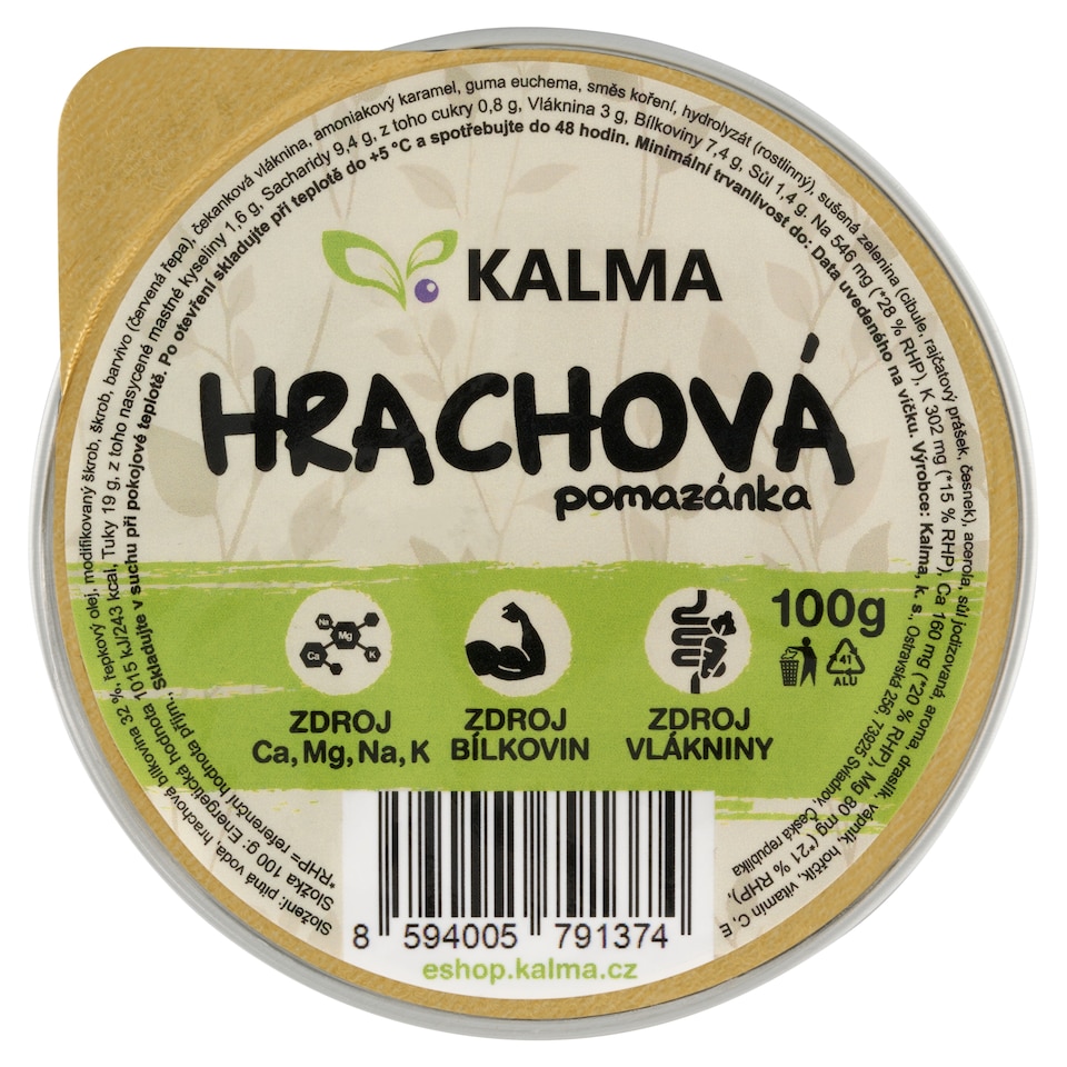Obrázek 1 pro produkt Kalma Hrachová pomazánka 100g