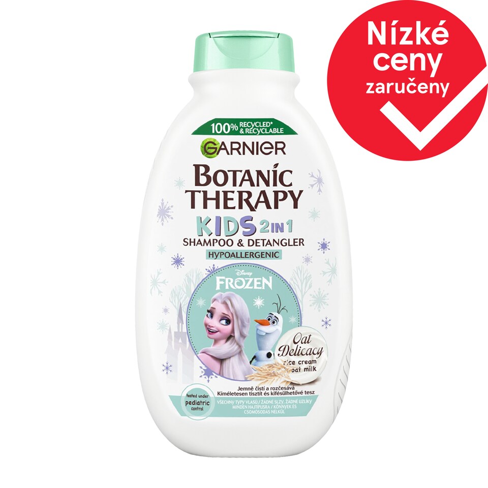 Garnier Botanic Therapy Disney Kids 2 v1 šampon & kondicionér Ledové království, Oat Delicacy, 4