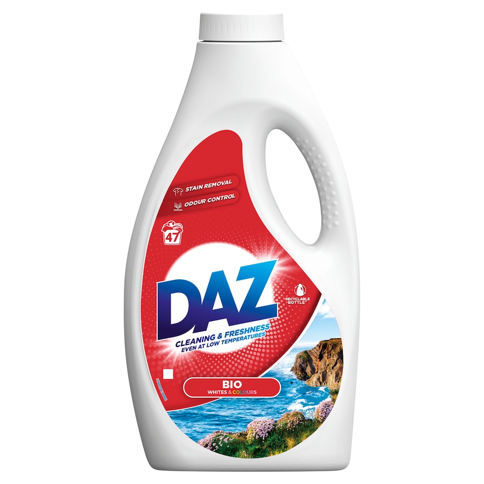 Daz Washing Liquid Whites & Colours 47 washes 1.551L